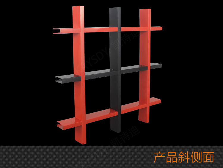 彩色铝格栅产品图